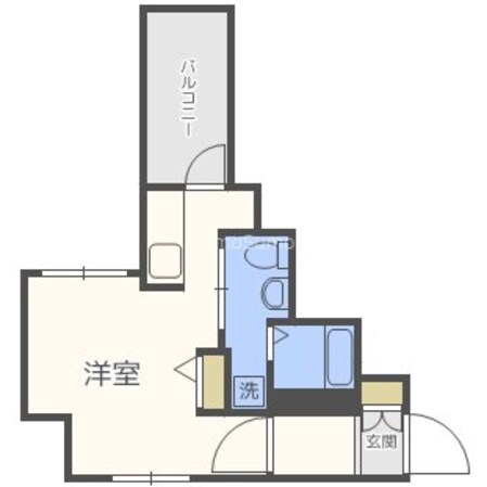 VILLA TOWER谷町の物件間取画像